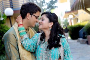 Romantic pre-wedding photoshoot of a couple in Faridabad captured by the best photographers.